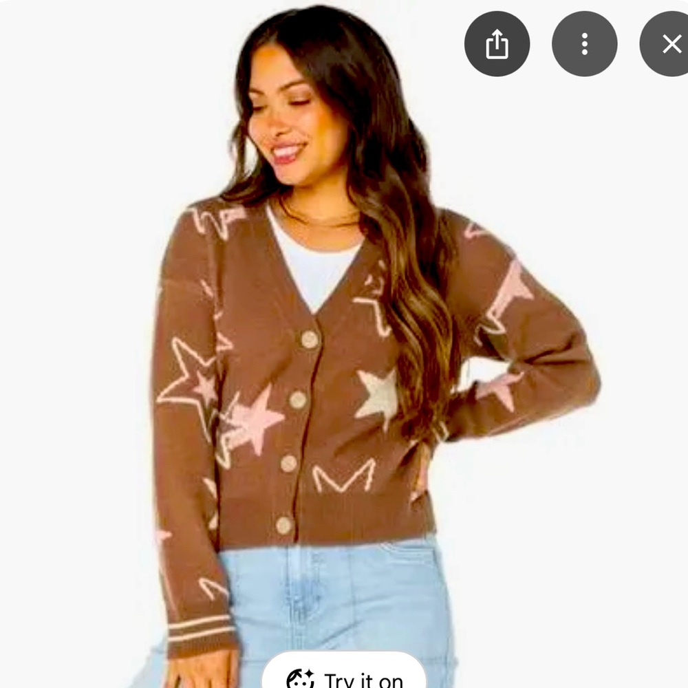 Celebrity Pink Women's cardigan sweater